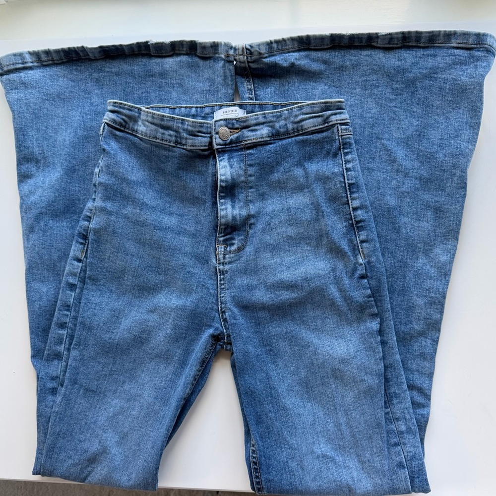 Forever 21 Blue Women's Jeans Overalls